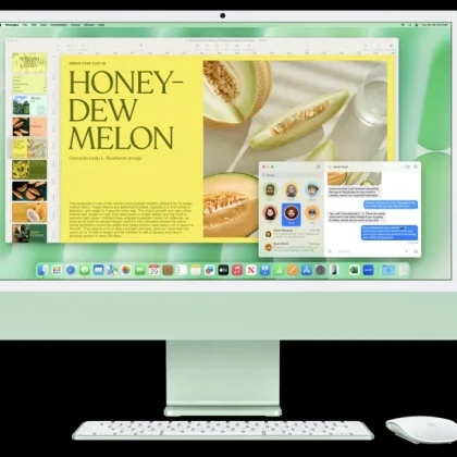 24-INCH IMAC WITH RETINA 4.5K DISPLAY: APPLE M4 CHIP WITH 10‑CORE CPU AND 10‑CORE GPU, 16GB, 256GB SSD - GREEN